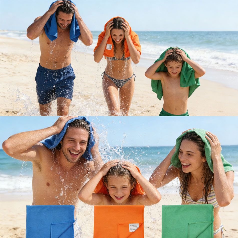 1PC Microfiber Beach Towel Qui - مراجعة Camp Towel Microfiber وسعره