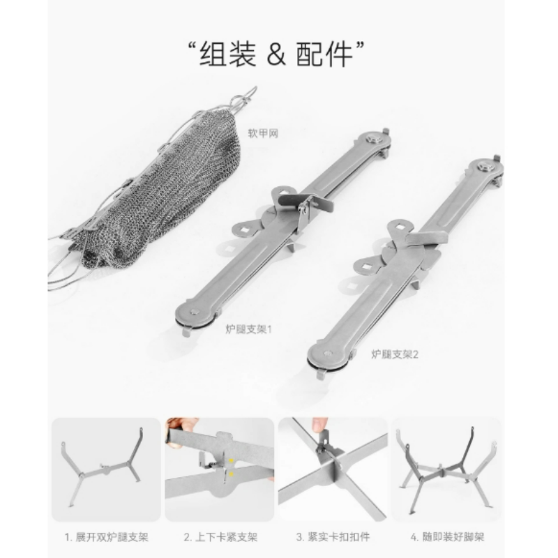 For Hiking Picnic Cooking Fold - مراجعة Outdoor Camping Bbq وسعره