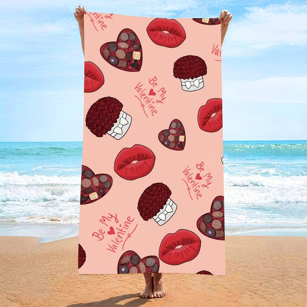 Heart Symbol Bath Towel 27x55i - مراجعة Camp Towel Microfiber وسعره