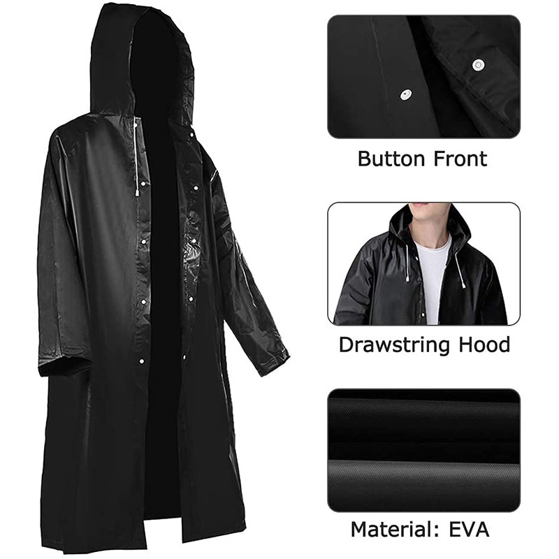 Eva Unisex Raincoat Rainproof  - مراجعة Outdoor Camping Activities For Adults وسعره