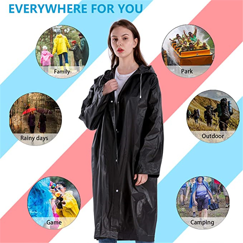 Eva Unisex Raincoat Rainproof  - مراجعة Outdoor Camping Activities For Adults وسعره