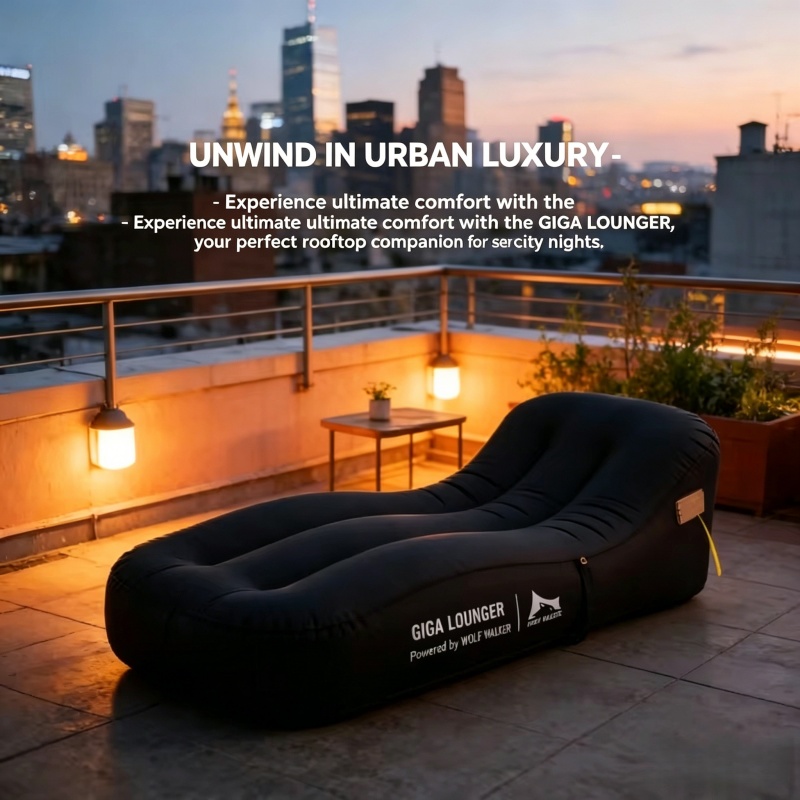 TPU Automatic Inflatable Chair - مراجعة Outdoor Chair Camping وسعره