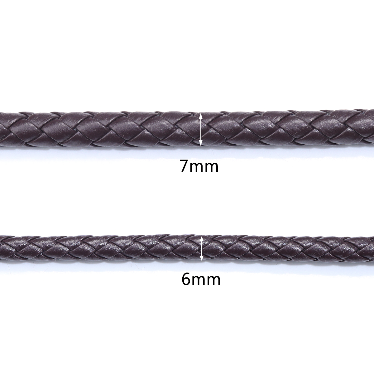 5 Yards/lot 6/7mm Braided Leat - مراجعة Paracord Bracelet وسعره