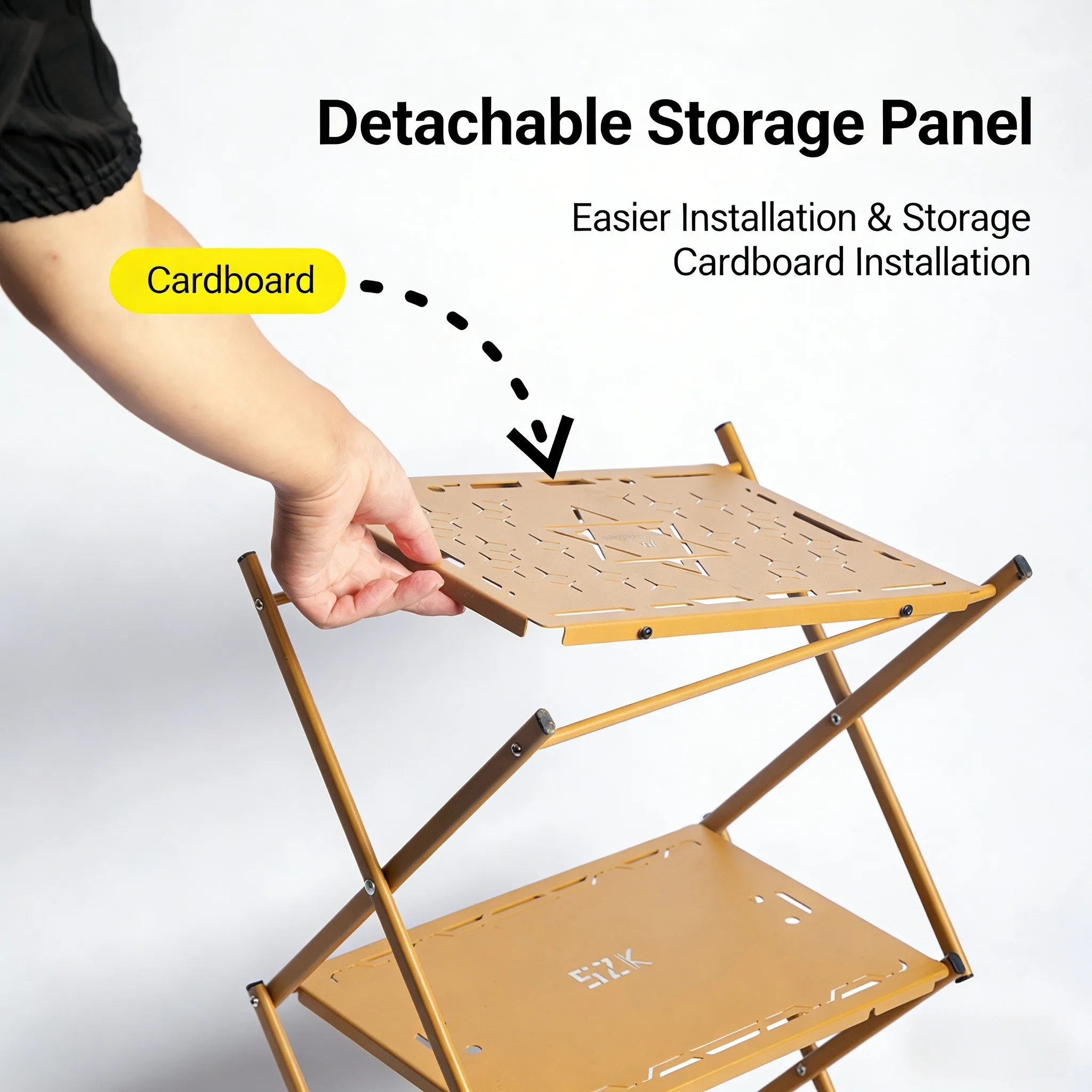 MOUNTAINHIKER Three-tier Rack  - مراجعة Outdoor Camping Table Foldable وسعره