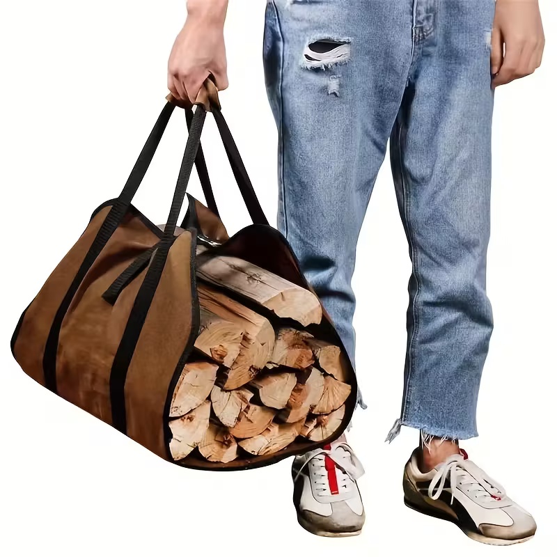 Heavy-Duty Log Carrier Bag – O - مراجعة Outdoor Camping Bag وسعره