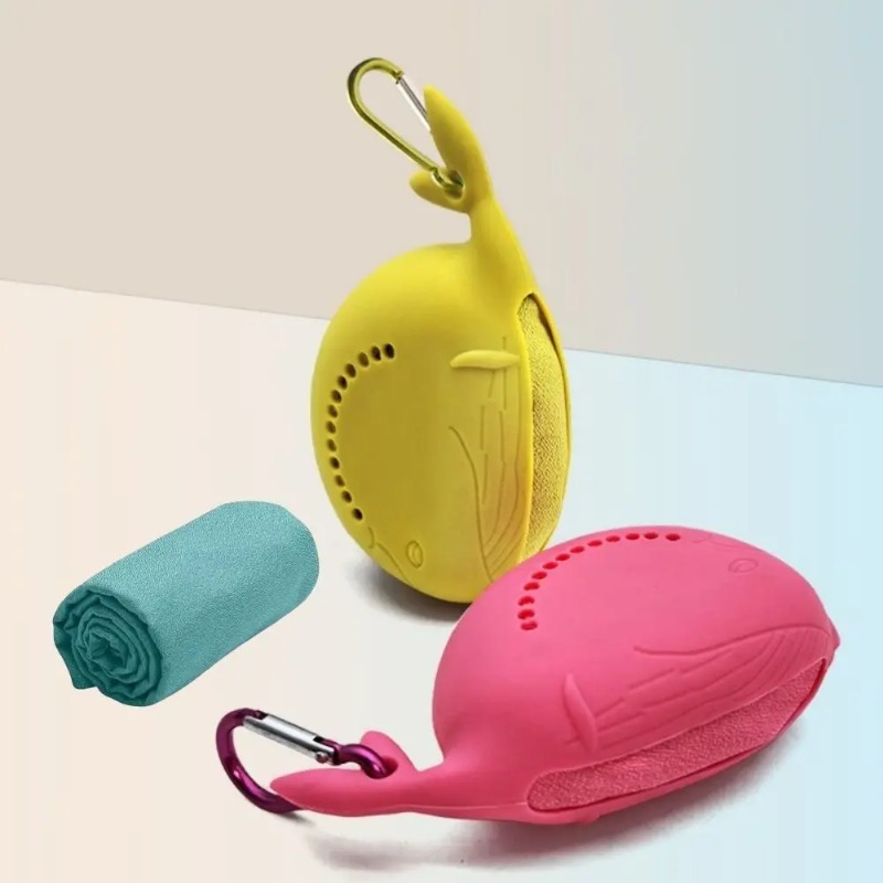 Portable Silicone Case&Lightwe - مراجعة Camp Towel Microfiber وسعره
