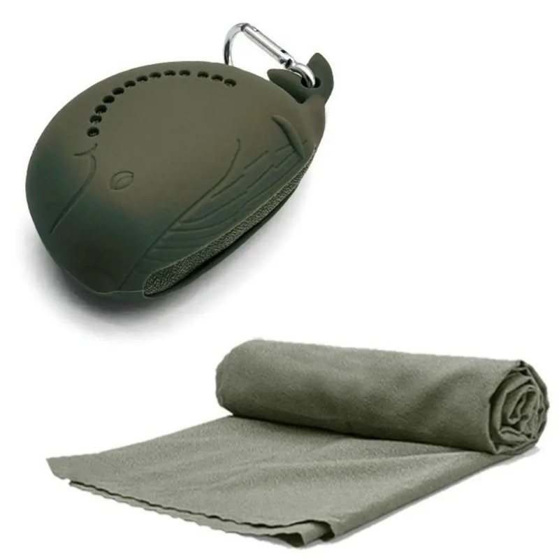 Portable Silicone Case&Lightwe - مراجعة Camp Towel Microfiber وسعره