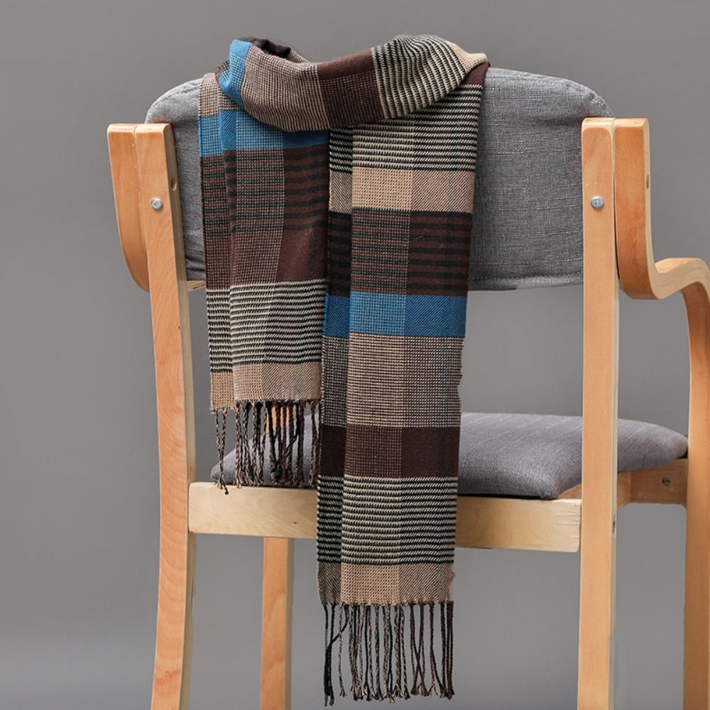 Classic Men's Scarf Winter Thi - مراجعة Outdoor Camping In Winter وسعره
