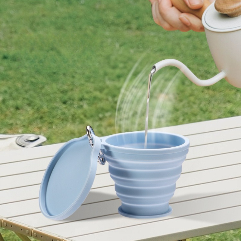 1pc Folding Water Cup Food Gra - مراجعة Outdoor Camping Food وسعره