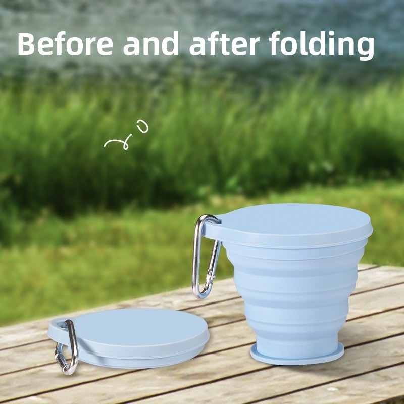 1pc Folding Water Cup Food Gra - مراجعة Outdoor Camping Food وسعره