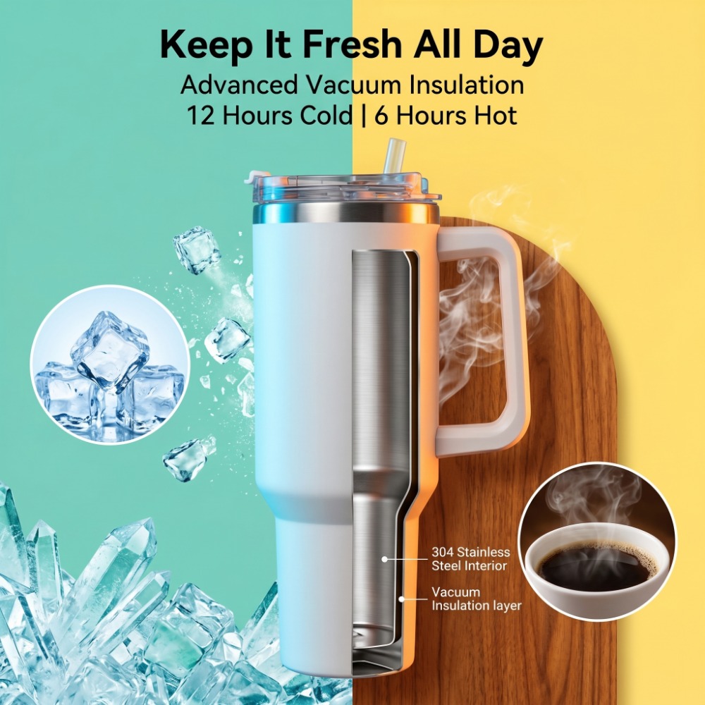 With lid1200ML Custom Large Ca - مراجعة Outdoor Camping Items وسعره