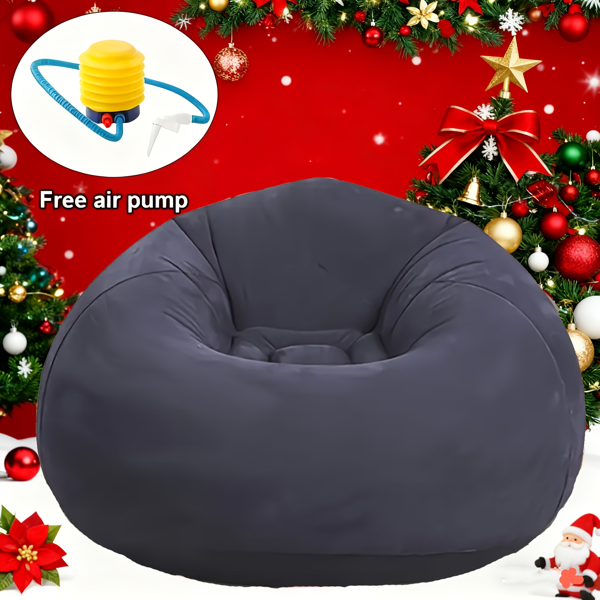 1pc Large Bean Bag Chair, Infl - مراجعة Outdoor Chair Camping وسعره