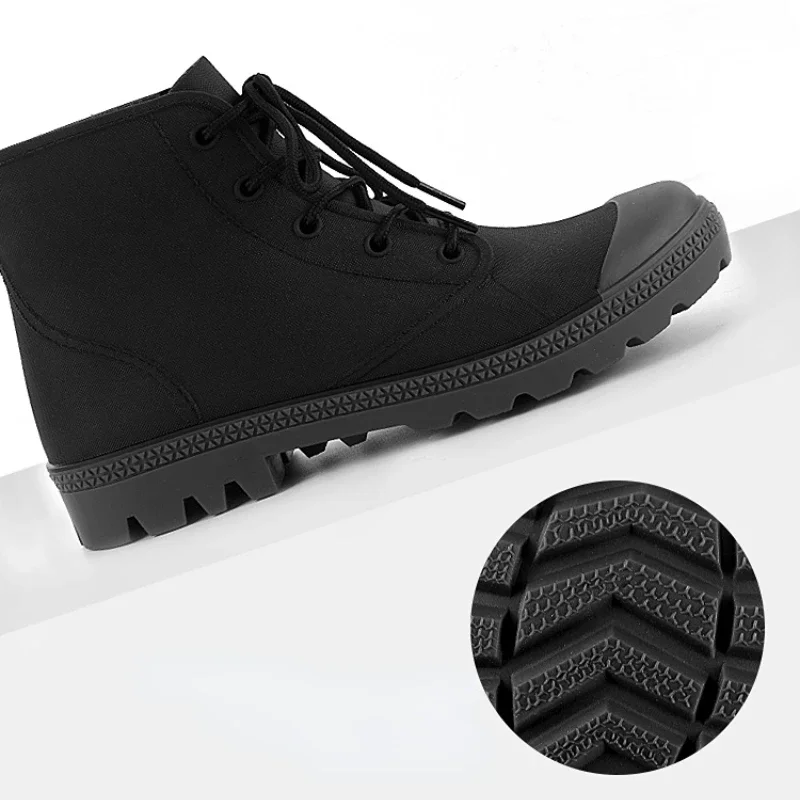 Winter Men Rain Boots Lace-up  - مراجعة Outdoor Camping In Winter وسعره