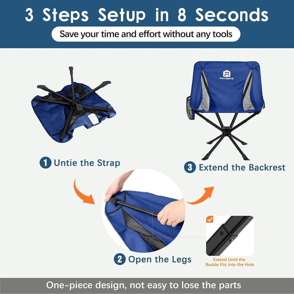 Quick Setup Lightweight Portab - مراجعة Outdoor Chair Camping وسعره