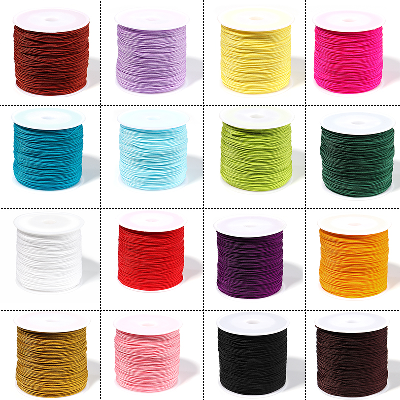 90M/Roll 0.8mm Nylon Thread Co - مراجعة Paracord Bracelet وسعره