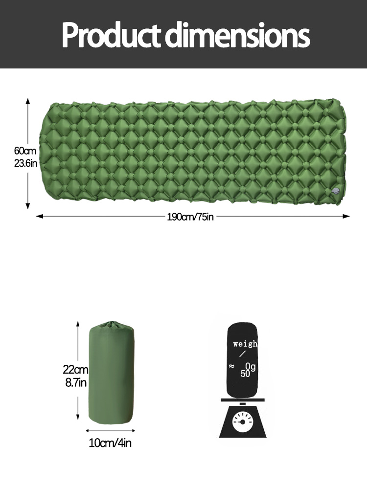 Camping Inflatable Mattress in - مراجعة Outdoor Camping Inflatable Tent وسعره