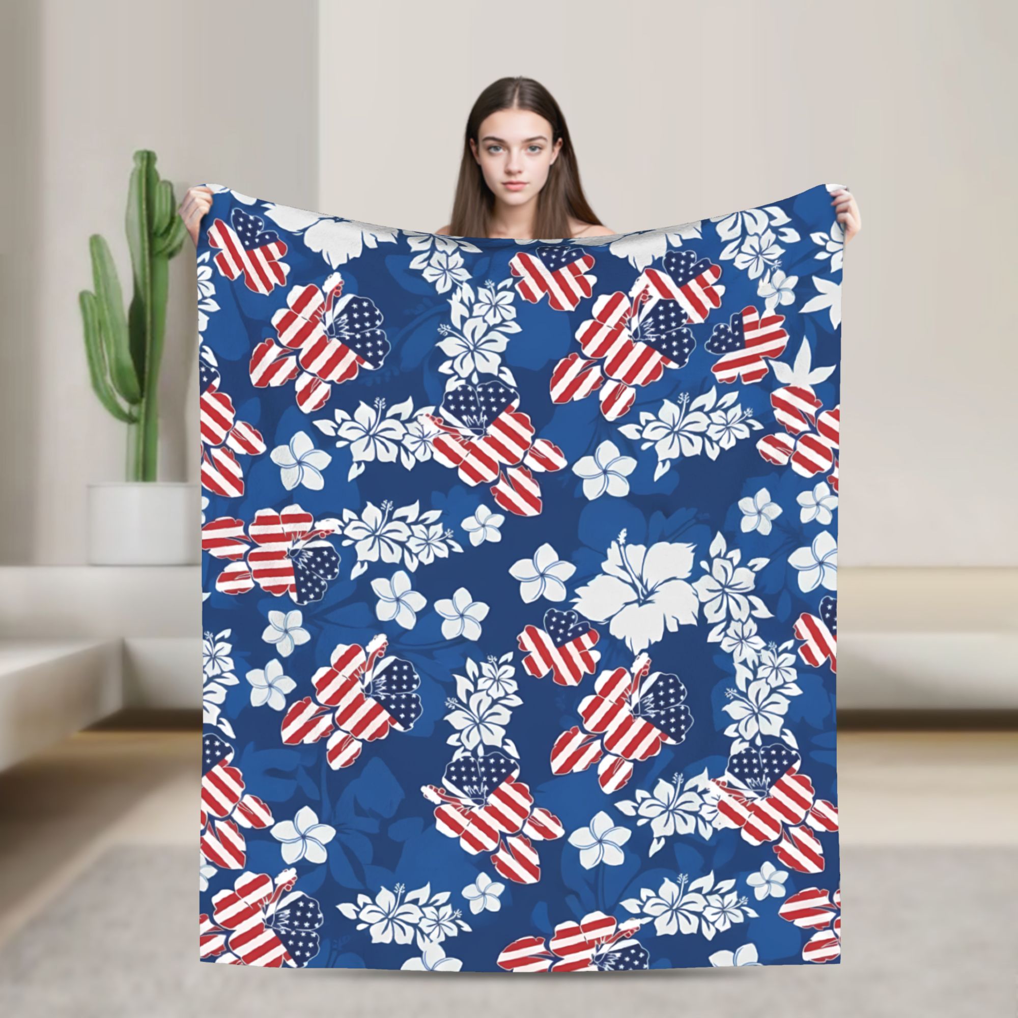 4th of July USA Warm Soft Blan - مراجعة Outdoor Camping Usa وسعره